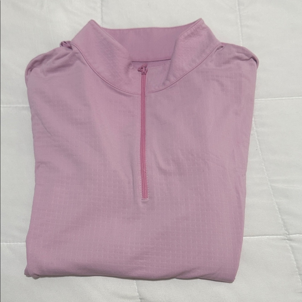 IBKUL Light Pink Quarter-Zip